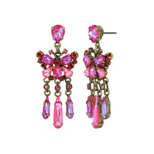 Red - Butterfly Dance - Konplott earrings